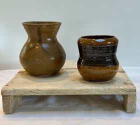 Stoneware Pottery | Hand Thrown Studio Art Pieces | One-of-a-Kind | $39 Each
