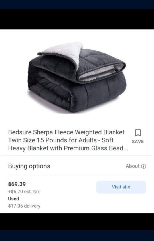 TWIN New Bedsure Gray TWIN Weighted Blanket