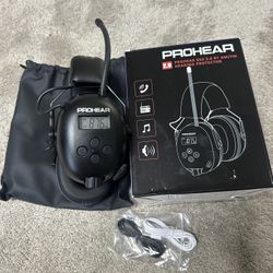 PROHEAR 033  Bluetooth Hearing Protection Headphones with FM/AM Radio,