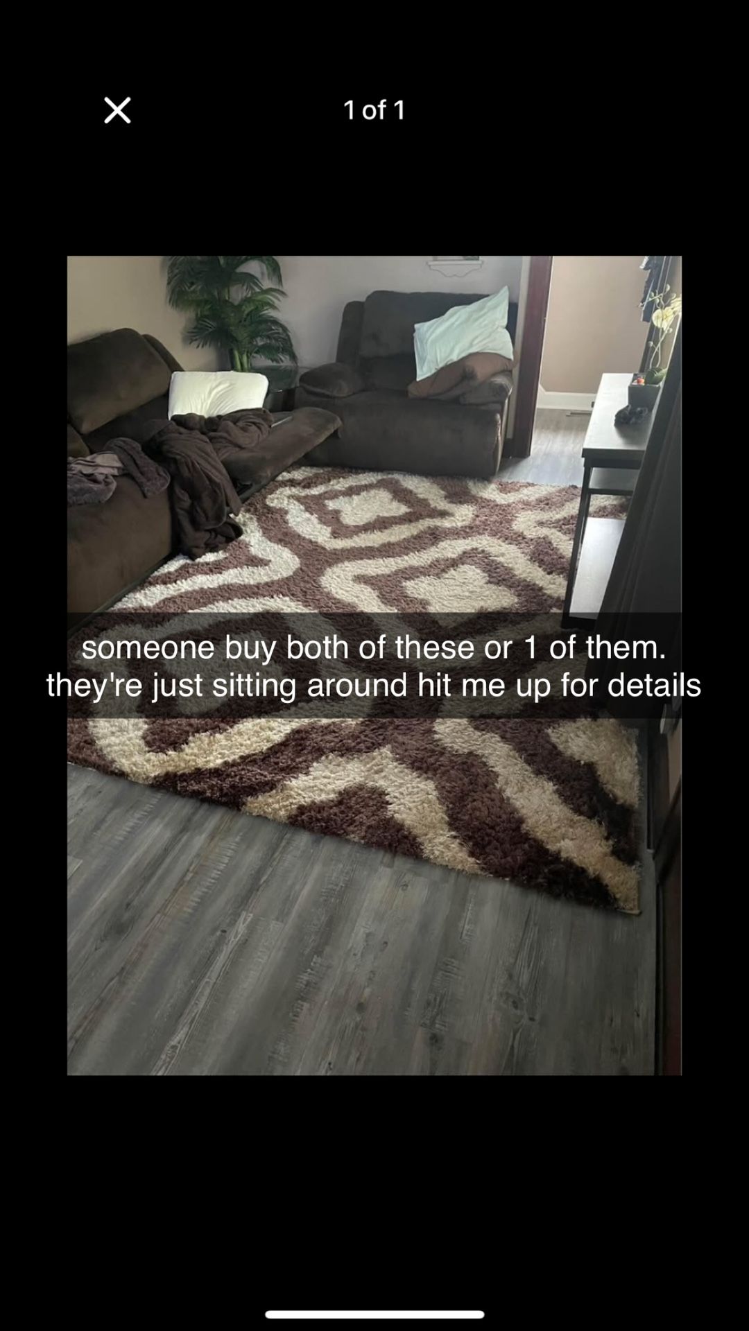 couch and giant recliner!