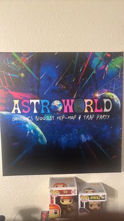 Travis Scott poster (Astro World)