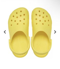 New yellow crocs w10m8