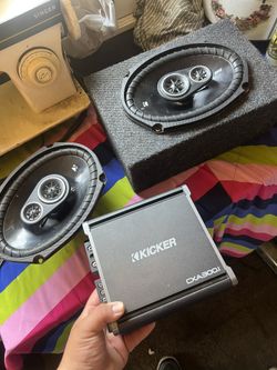 Kicker Amp And Speakers