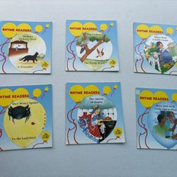 6 rhyming books -teacher, student, classroom, reading