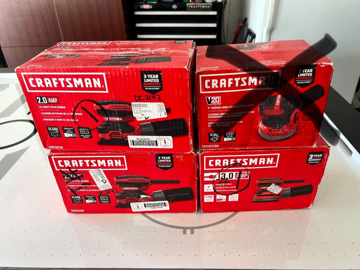Craftsman Sanders