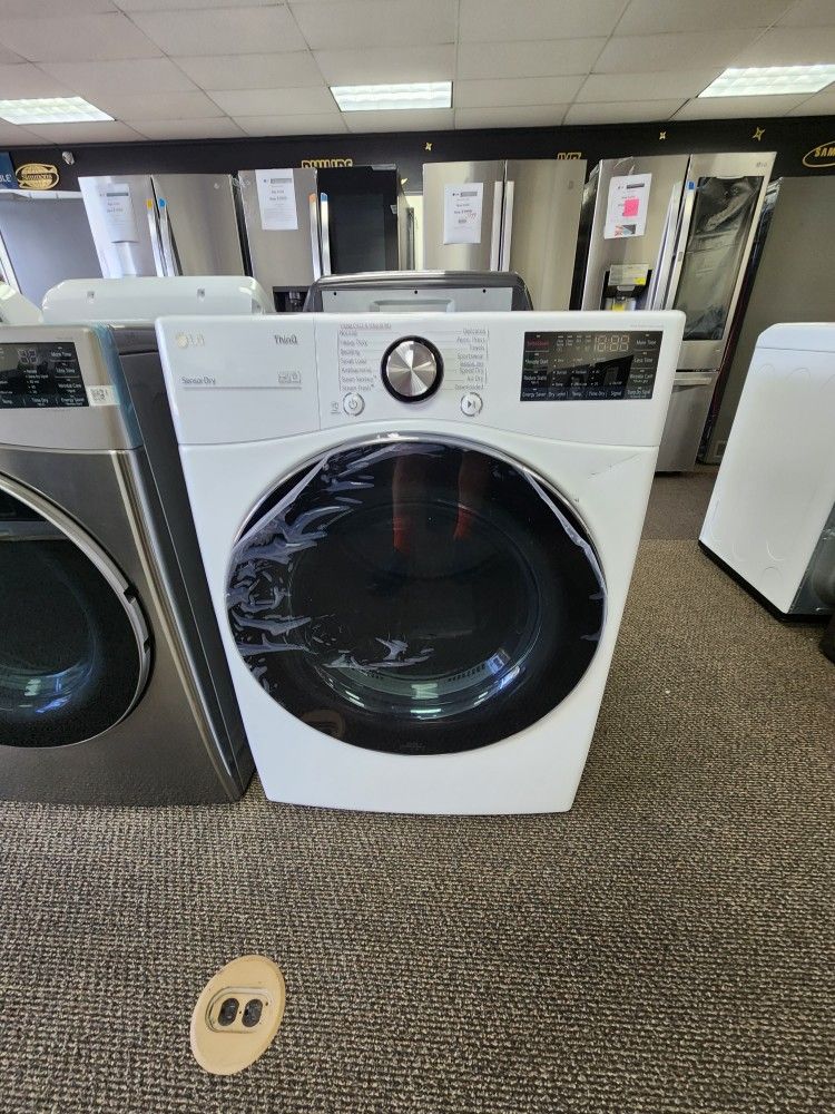 LG 7.4CF DRYER 799! WHITE! 1 YEAR WARRANTY INCLUDED!