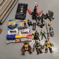 Batman +Ninja Turtles Lot Good Deal  10 Bucks Now ⬇️⬇️