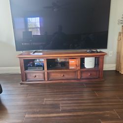 Wood TV Stand
