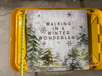 Christmas wall art