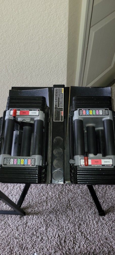 POWER BLOCK ELITE USA 90 SELECTABLE DUMBBELLS 