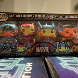 Funko Pop! Marvel Blacklight 4 Pack