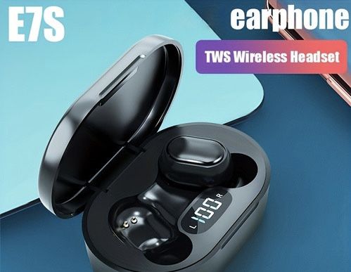 E7S Tws Wireless BT Headset In-ear Earset Stereo Headphones Sport Noise Cancelling BT Headset Sport Music Earbuds For Phones