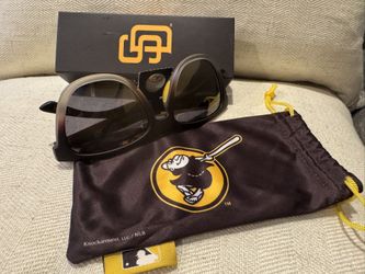 Knockaround Sunglasses “PADRES”  Special Release  Polarized  Premiums Sport  NEW.  TAGS ON.  