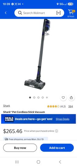 Shark Cordless Pet Vac