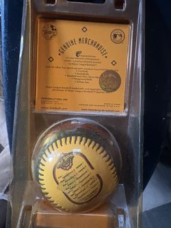 2001 Yankees Diamondbacks Commemorative Baseball