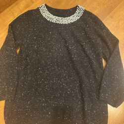 Woman’s Karl Lagerfeld Pearl Sweater Shipping Available 