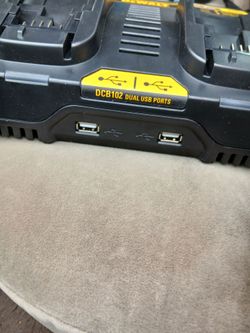 Dewalt double charger station plus USB charger