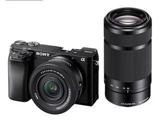 Sony Alpha a6100 w/ 16-50mm + 55-210mm,Black