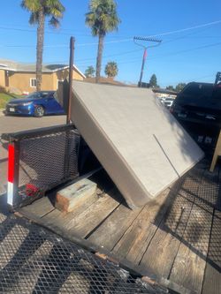 Free chair , table with chair , kitchen table and full box spring