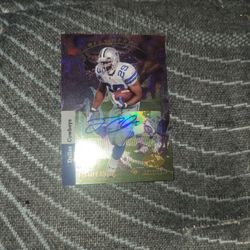 Dallas Cowboys Autographed Card 