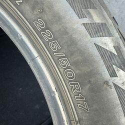 225/50/17 Bridgestone (2 Tires) $60.00/ Both 