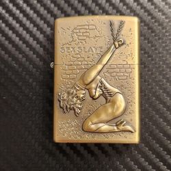 3D Carved Sex Slave Chained in Captivity for Prostitution Lighter, Windproof