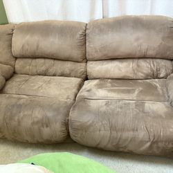 FREE 2 And 3 Seater Reclining Sofa