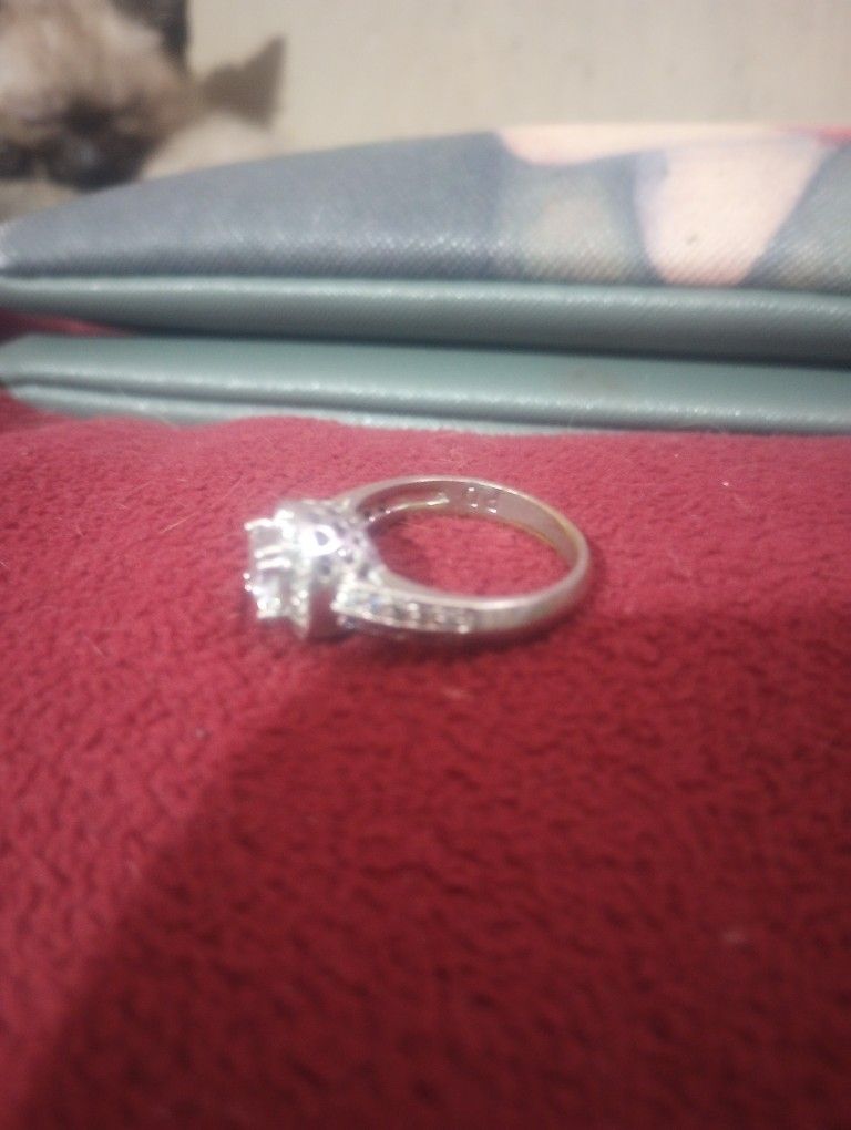 2 Karat White Gold Double Halo Engagement Ring