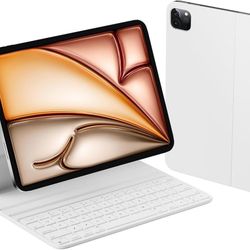 HOU Keyboard Case for iPad Air 11 inch 2024 M2 & iPad Air 5th/4th(2022/2020) & iPad pro 11 inch 4th/3rd/2nd/1st (2018-2022) – Smart Folio, Ultra Slim,