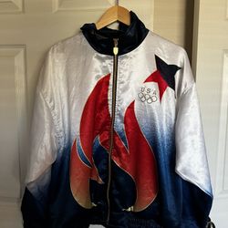 1996 Vintage Olympic Jacket Size Medium 
