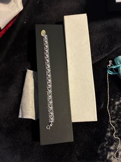 Ankle bracelet silver