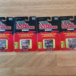 4 Nascar  1:144 Scale Die Cast Replica 