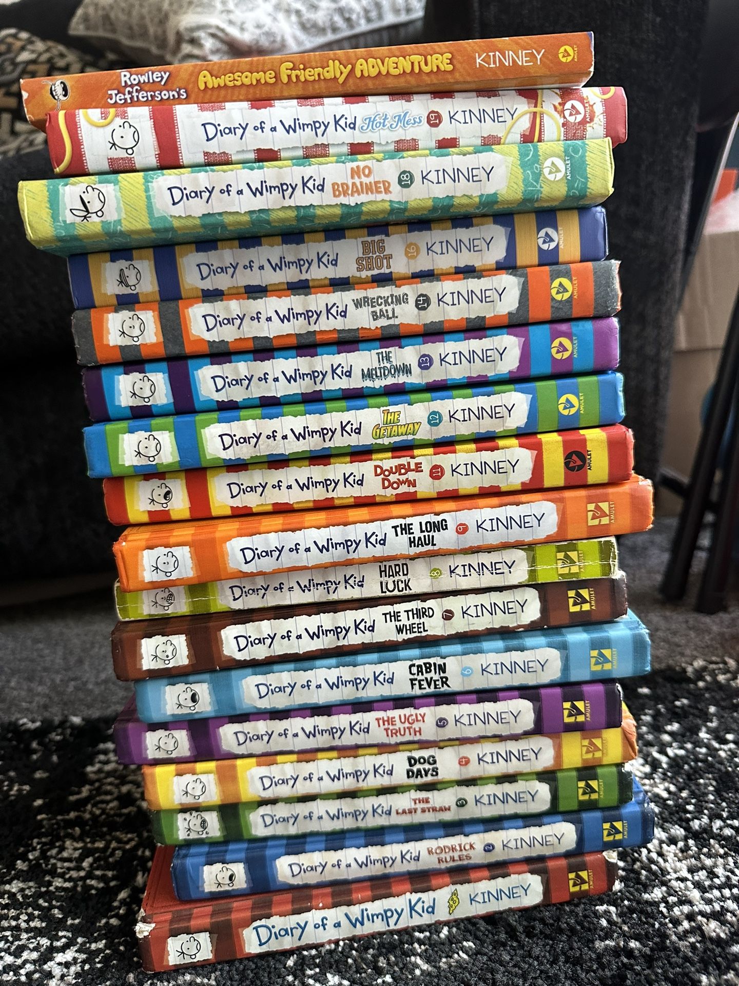 Diary of a Wimpy Kid 17 hardcover books