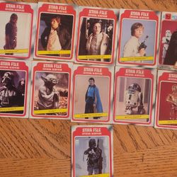 STARWAR CARDS COLLETOR 1980.