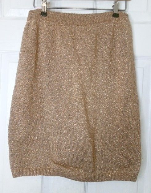 Gold skirt for women