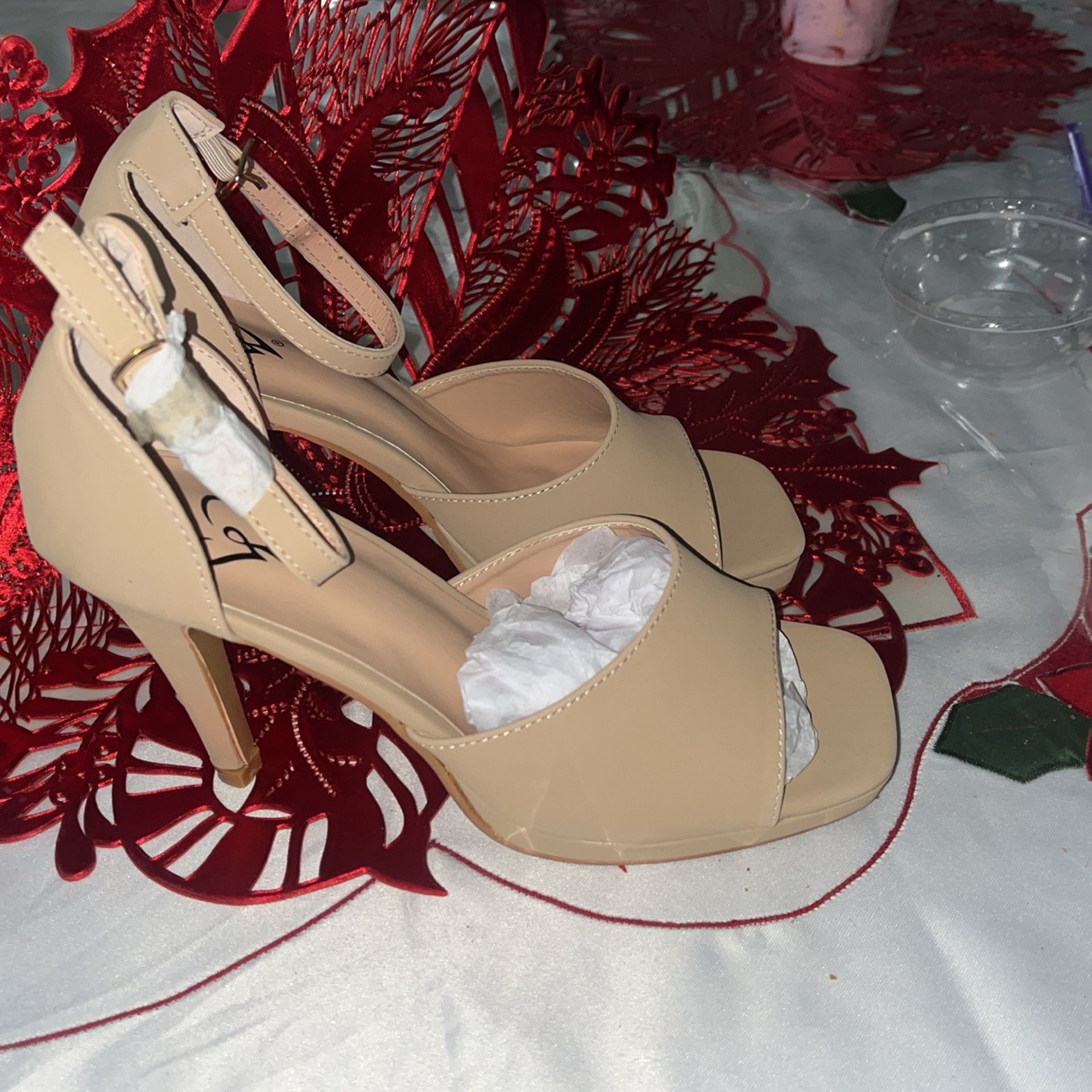 Nude  Heels