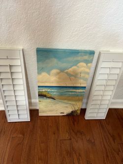 Beach Scene Canvas Art