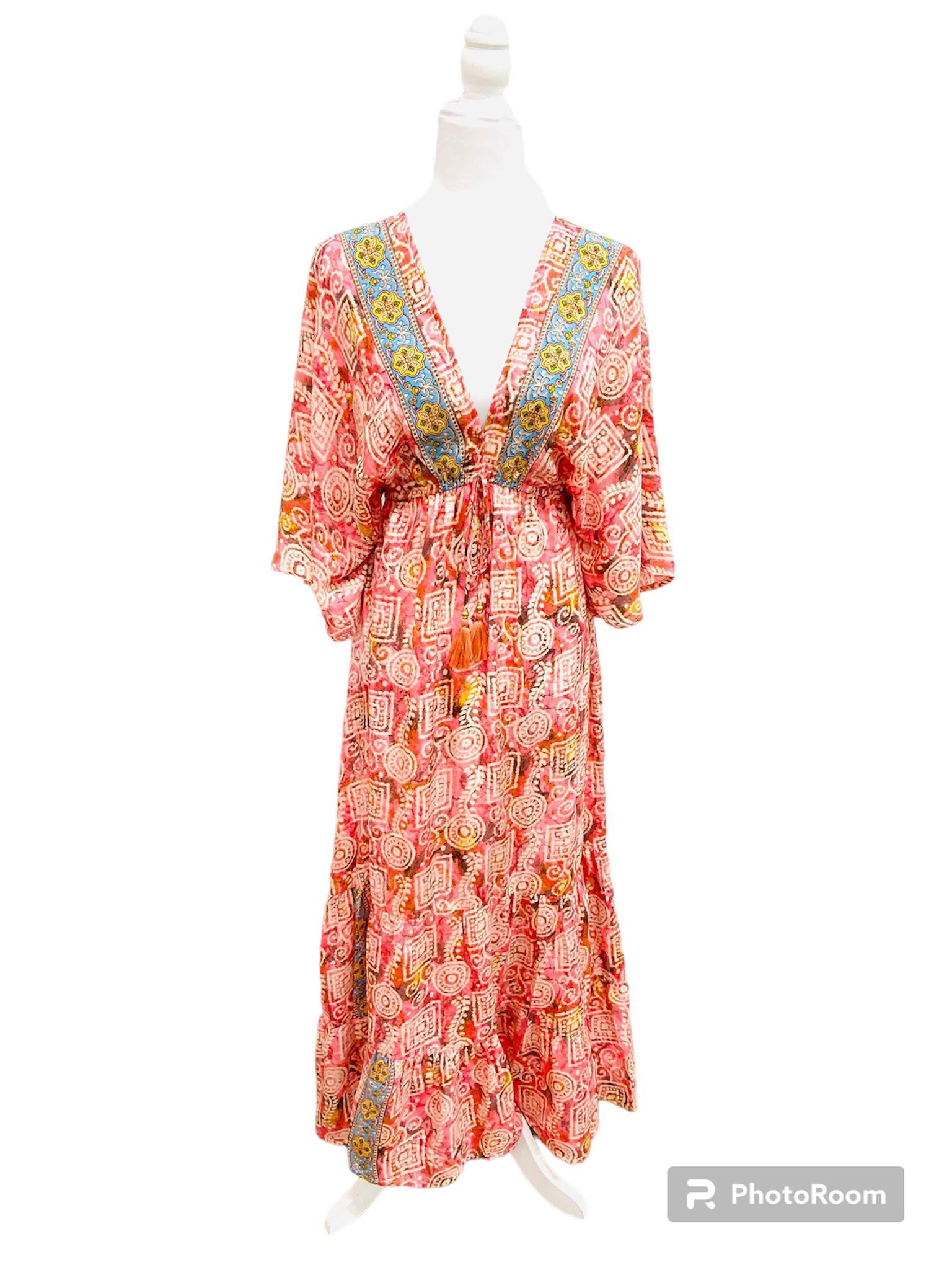 Women Ladies Boho Floral Maxi Dress Cocktail Party Evening Summer Beach Sundress one size 