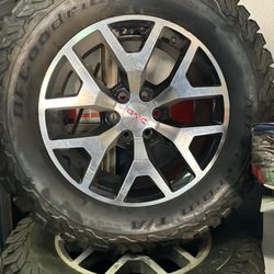 Gmc Rims Whit Tire 