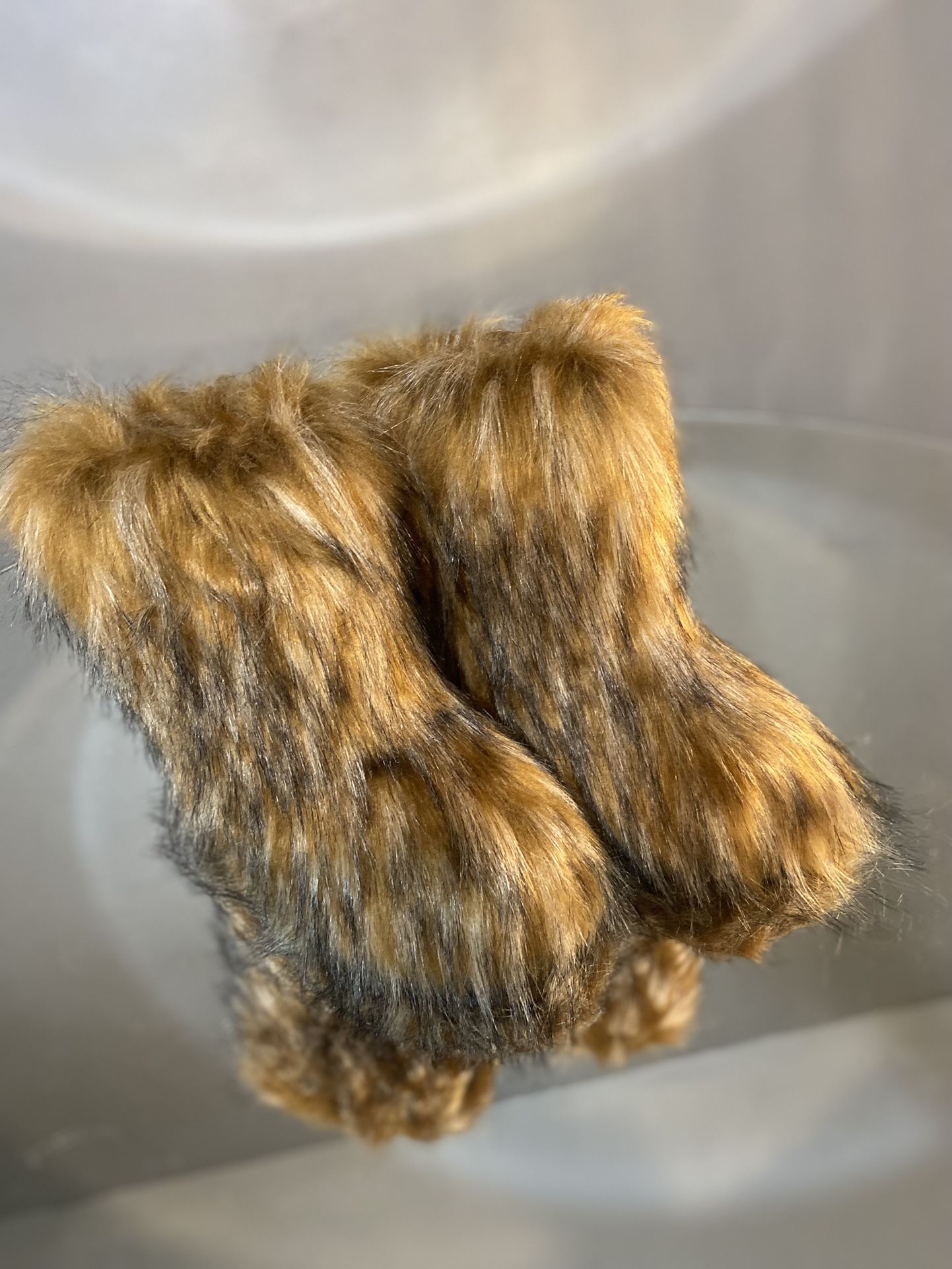 Vegan Fur Custom Boots Sizes 5-11.5 (message Your True Size To Order. )