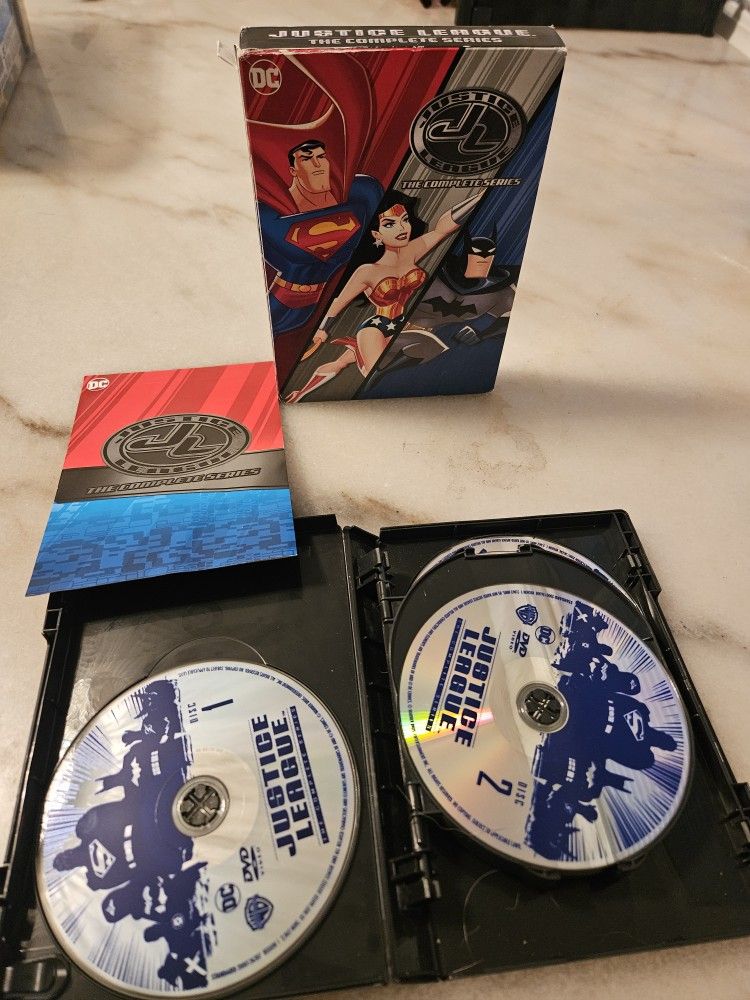 Complete Series Justice League Animated Dvd