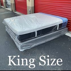 King Mattress Set Plush PillowTop – Brand New –  Same Day Delivery Available 🚚