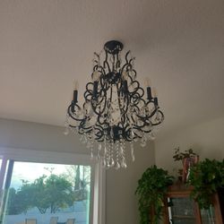 Black Iron Chandelier