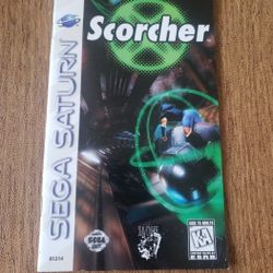 Scorcher for Sega Saturn (MANUAL ONLY)