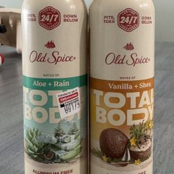 Old Spice Total Body Spray Deodorant 2ct