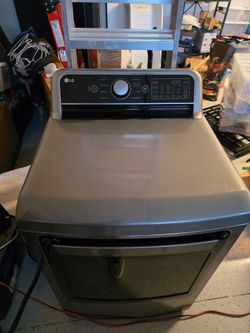 LG Front-Load Dryer And Top-Load Washer Graphite Steel