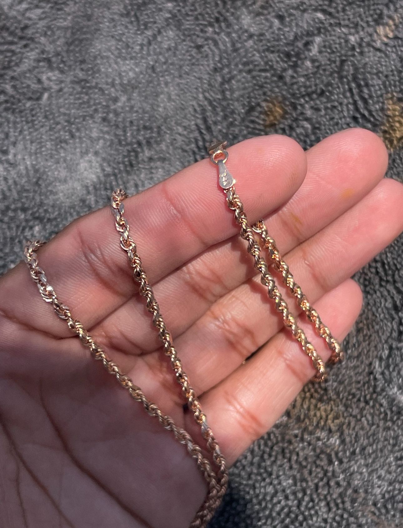 14k Rose Gold Chain