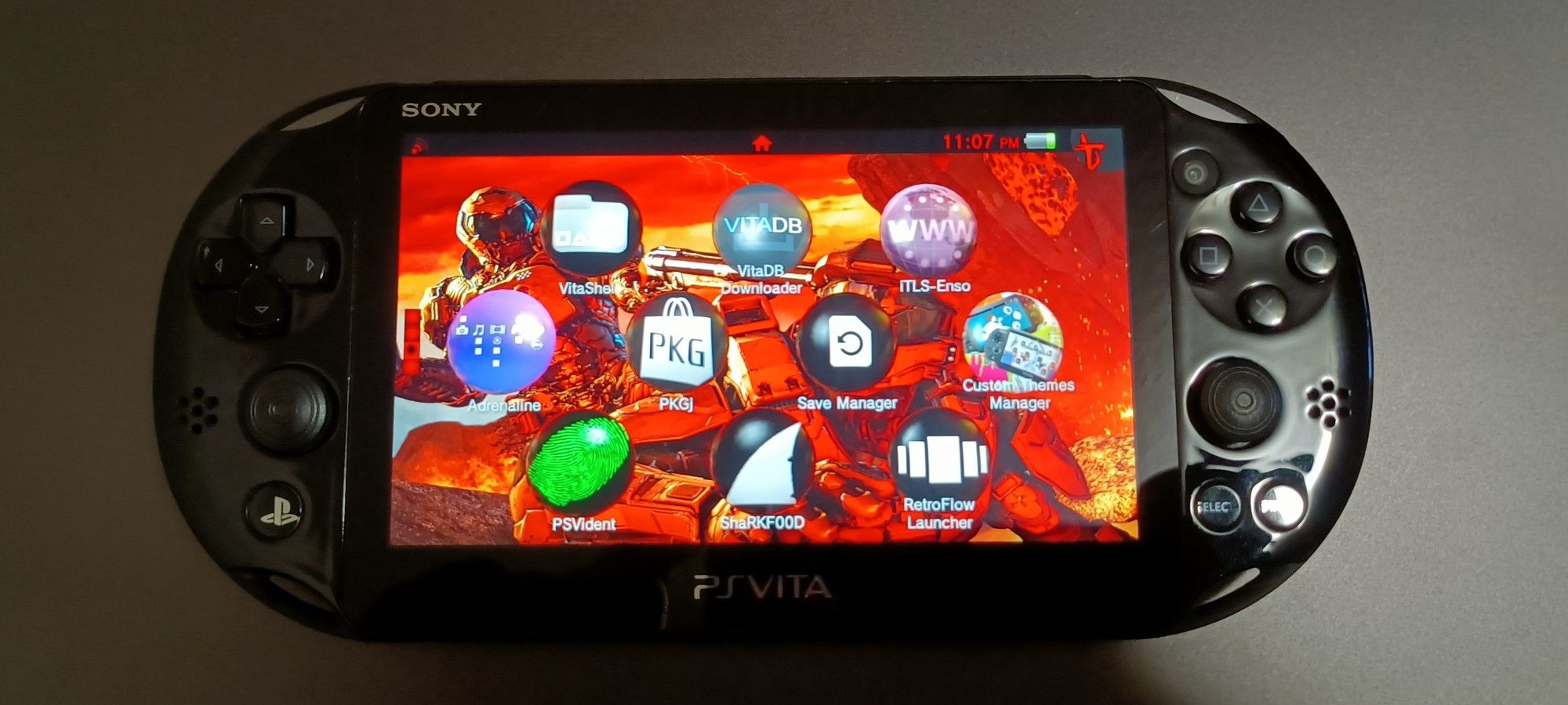 Fully Loaded PS Vita - 256GB SD Card, SD2Vita Adapter, OEM Battery, New Analog Sticks