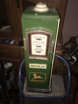 Vintage John Deere gas pump