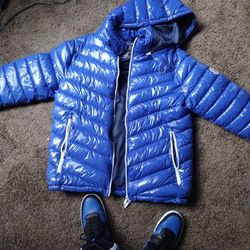 Blue Puffy Jacket 
